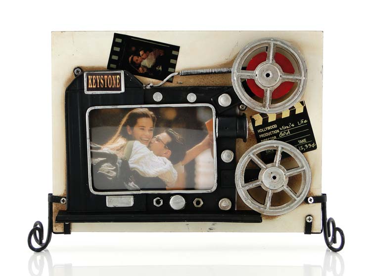 Çift Taraflı Vintage 3D Camera Fotoğraf Çerçevesi Çift Taraflı Vintage 3D Camera Fotoğraf Çerçevesi