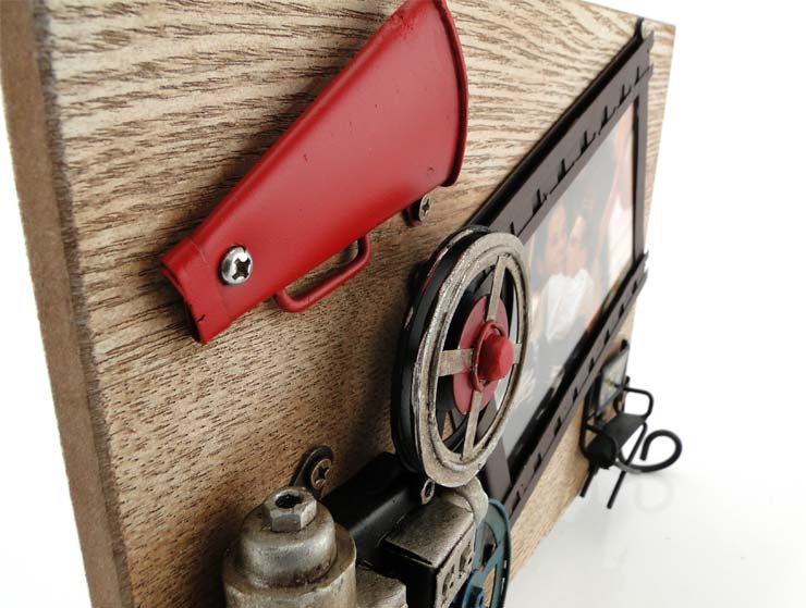 Çift Taraflı Vintage 3D Camera Fotoğraf Çerçevesi Çift Taraflı Vintage 3D Camera Fotoğraf Çerçevesi