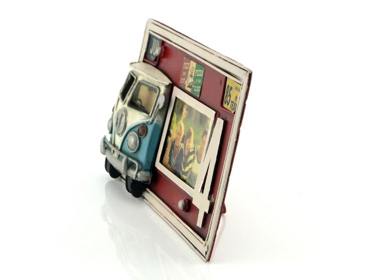 Vintage 3D Camper Van Fotoğraf Çerçevesi Vintage 3D Camper Van Fotoğraf Çerçevesi