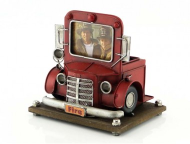 Vintage 3D Fire Fotoğraf Çerçeveli Kalemlik