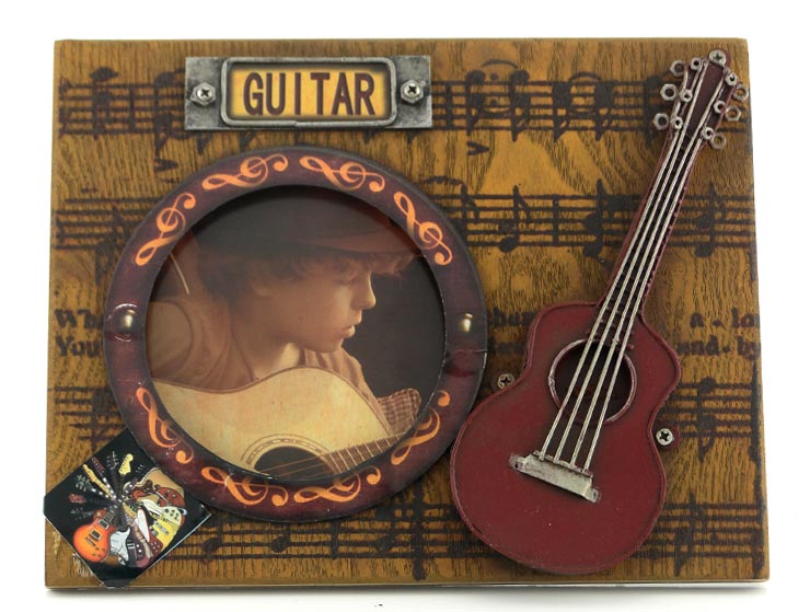 Vintage 3D Guitar Fotoğraf Çerçevesi Vintage 3D Guitar Fotoğraf Çerçevesi