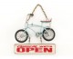 Vintage Bicycle Metal Kapı Yazısı